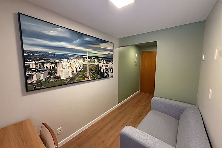 Reformado e moderno na Asa Norte 214